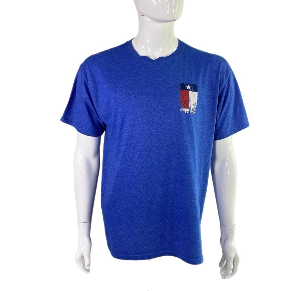 Fruit of the Loom Men’s Heather Blue Padre Island Texas Tee